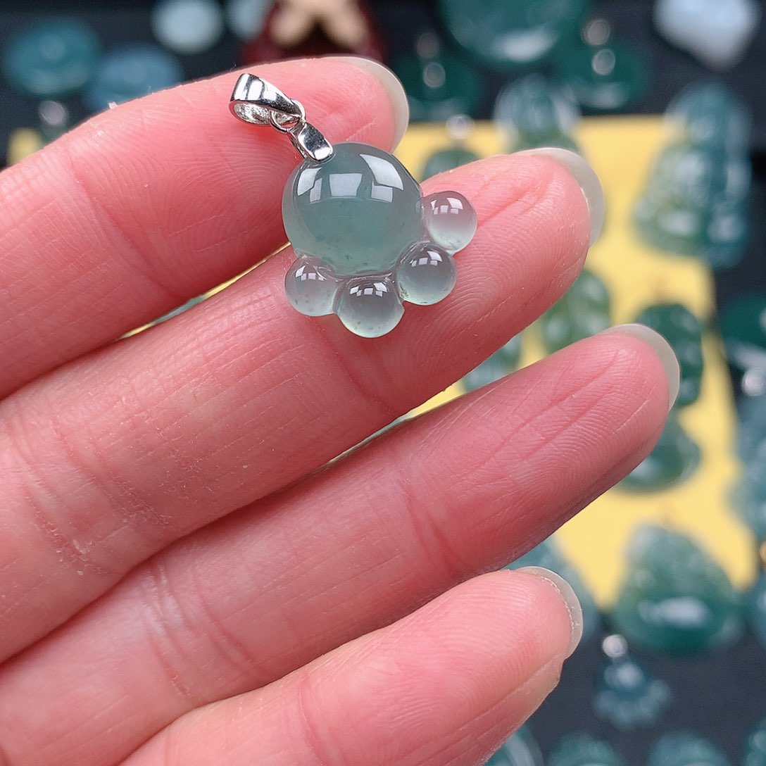 翡翠吊坠(不含链)未镶嵌吊坠