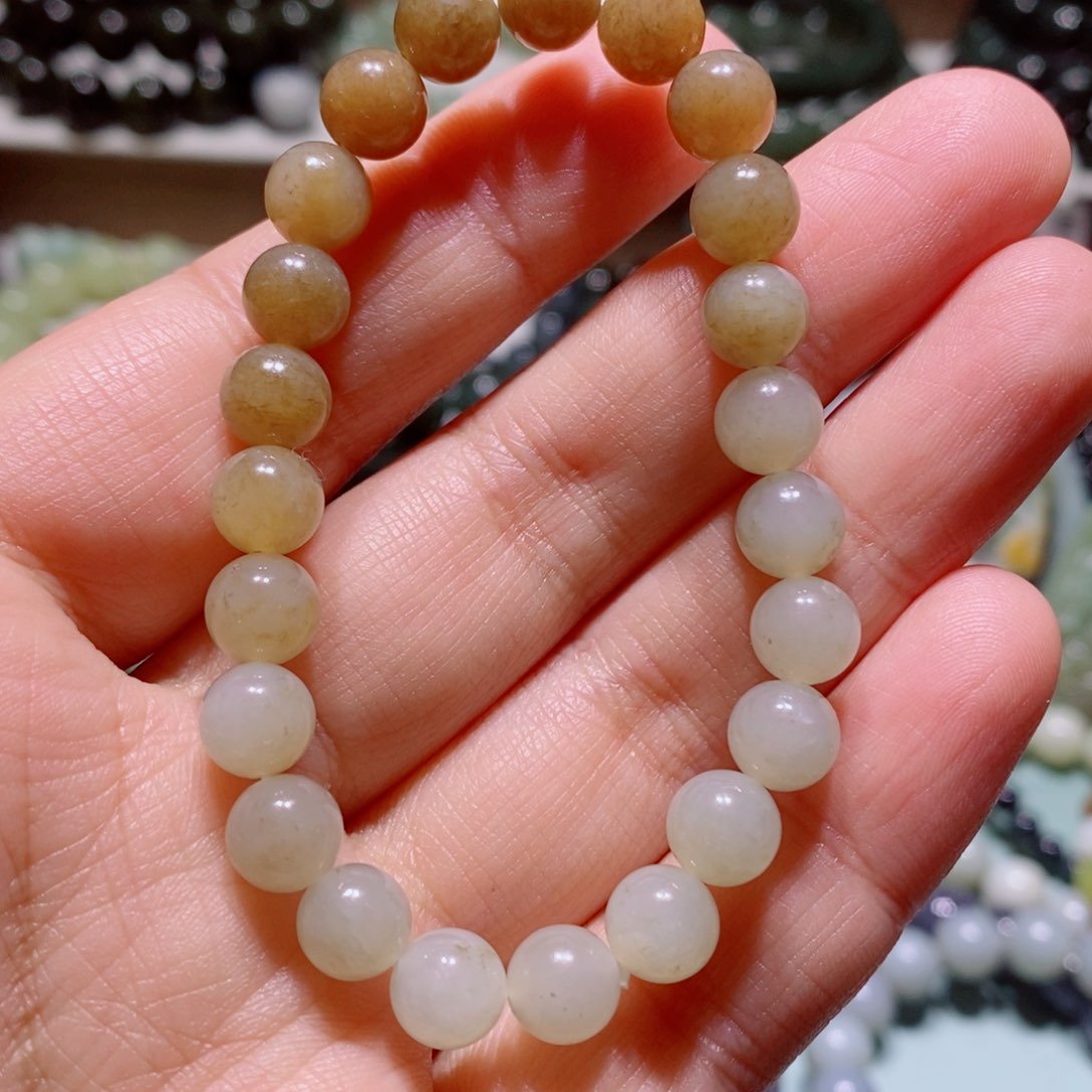 和田玉手链未镶嵌