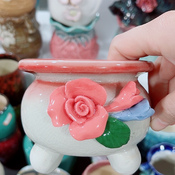 多肉陶瓷花盆满10元包邮