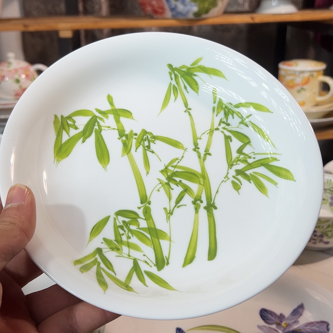 陶瓷景德镇高温釉下陶瓷8寸盘