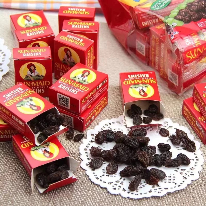 美国进口阳光少女加州无核葡萄干迷你盒果干休闲零食 85A12010