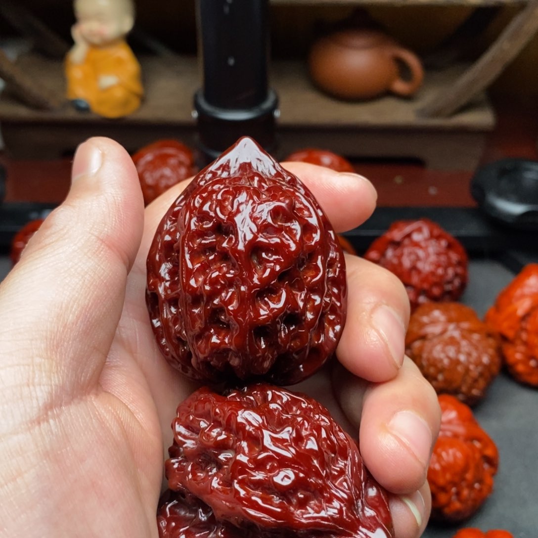 吊坠文玩核桃不*子40大沽石