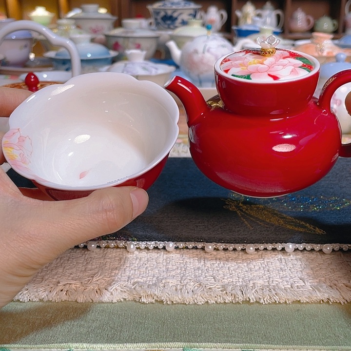 【闪购商品】糖**文桃夭高足杯