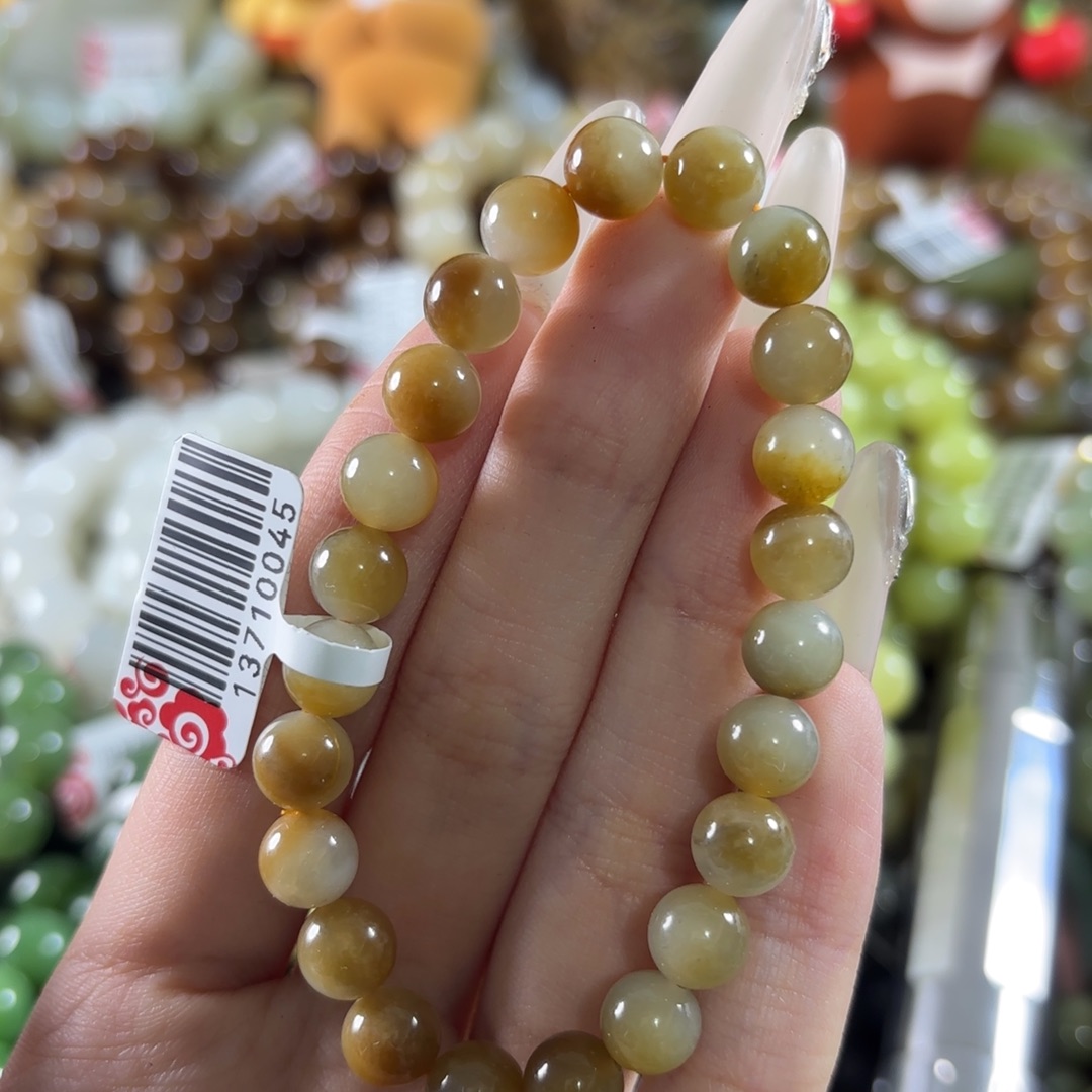 和田玉未镶嵌手链407