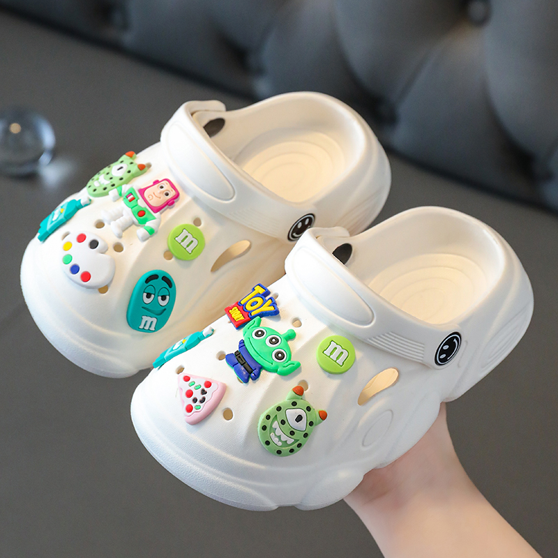 儿童拖鞋新款家居女童宝宝室内防滑男孩凉拖鞋亲子外出男童洞洞鞋