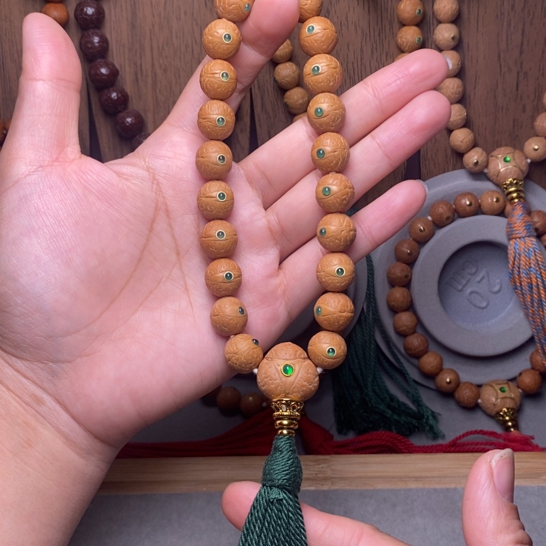 凤眼菩提手串12mm➕绿