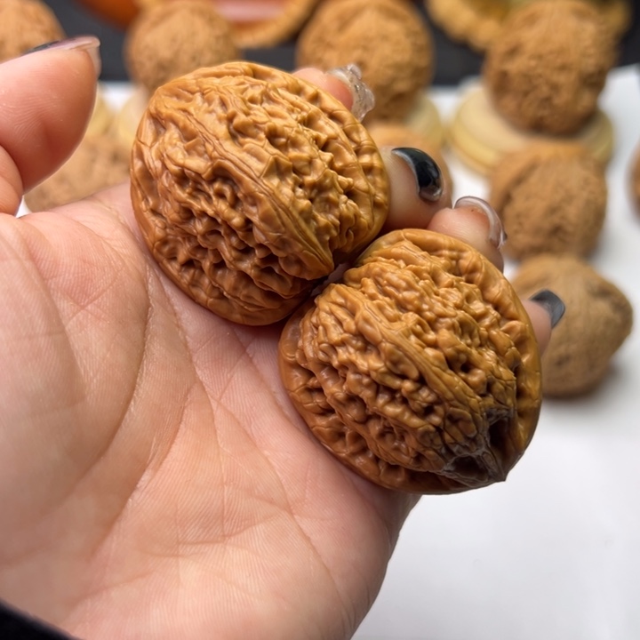 文玩核桃把件37虎头王