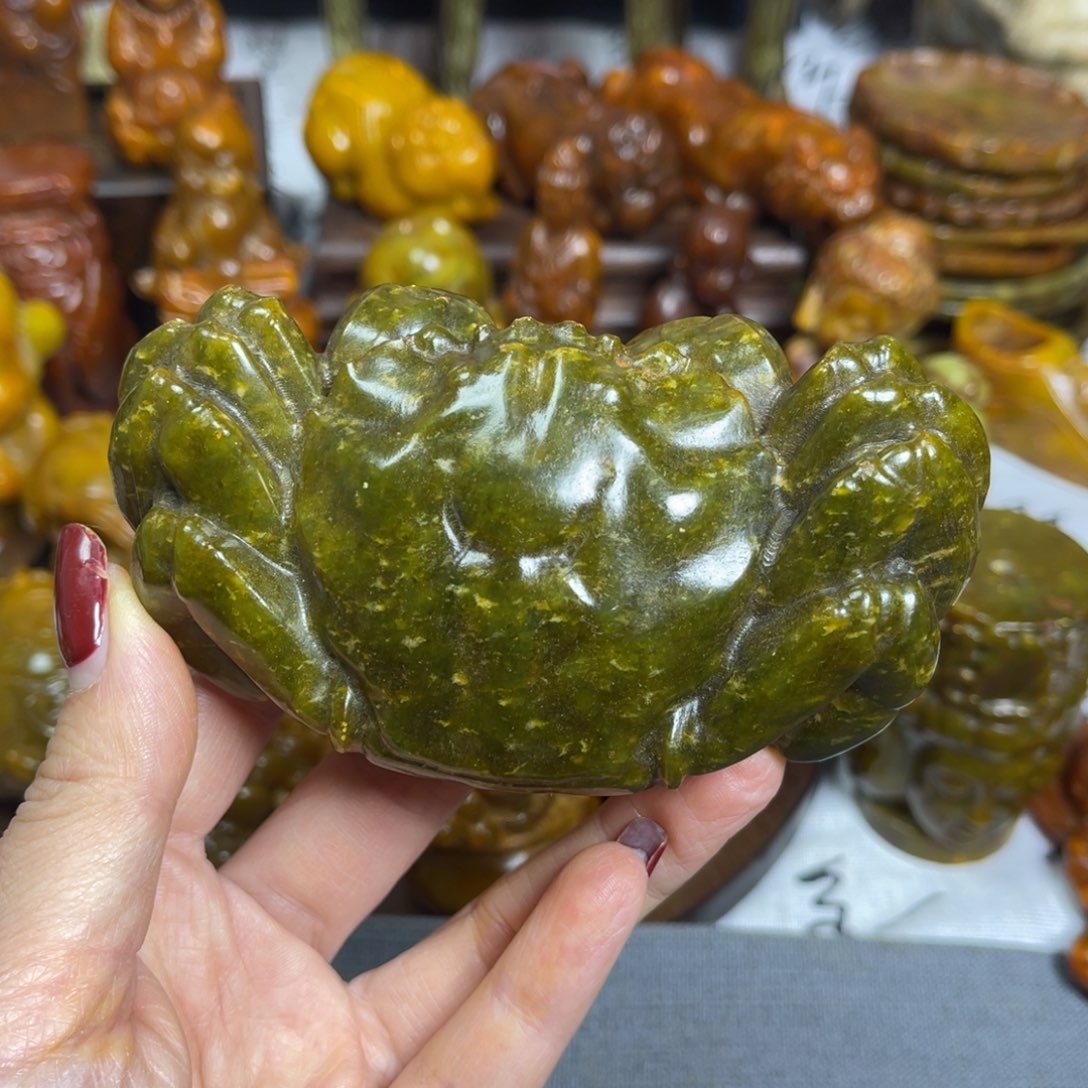 蛇纹石玉合金颈饰