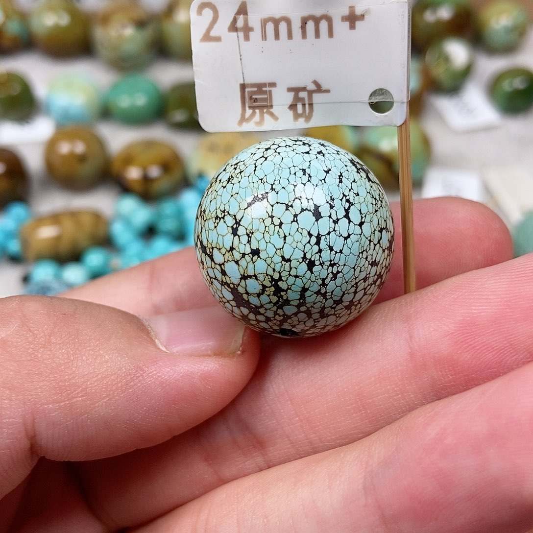 未镶嵌绿松石珠宝半成品