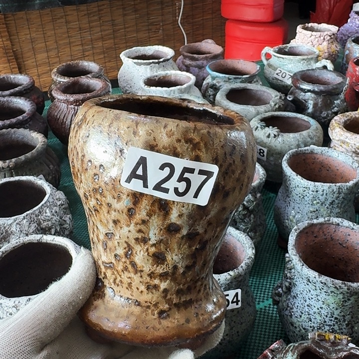 内口7高12粗陶手工制作