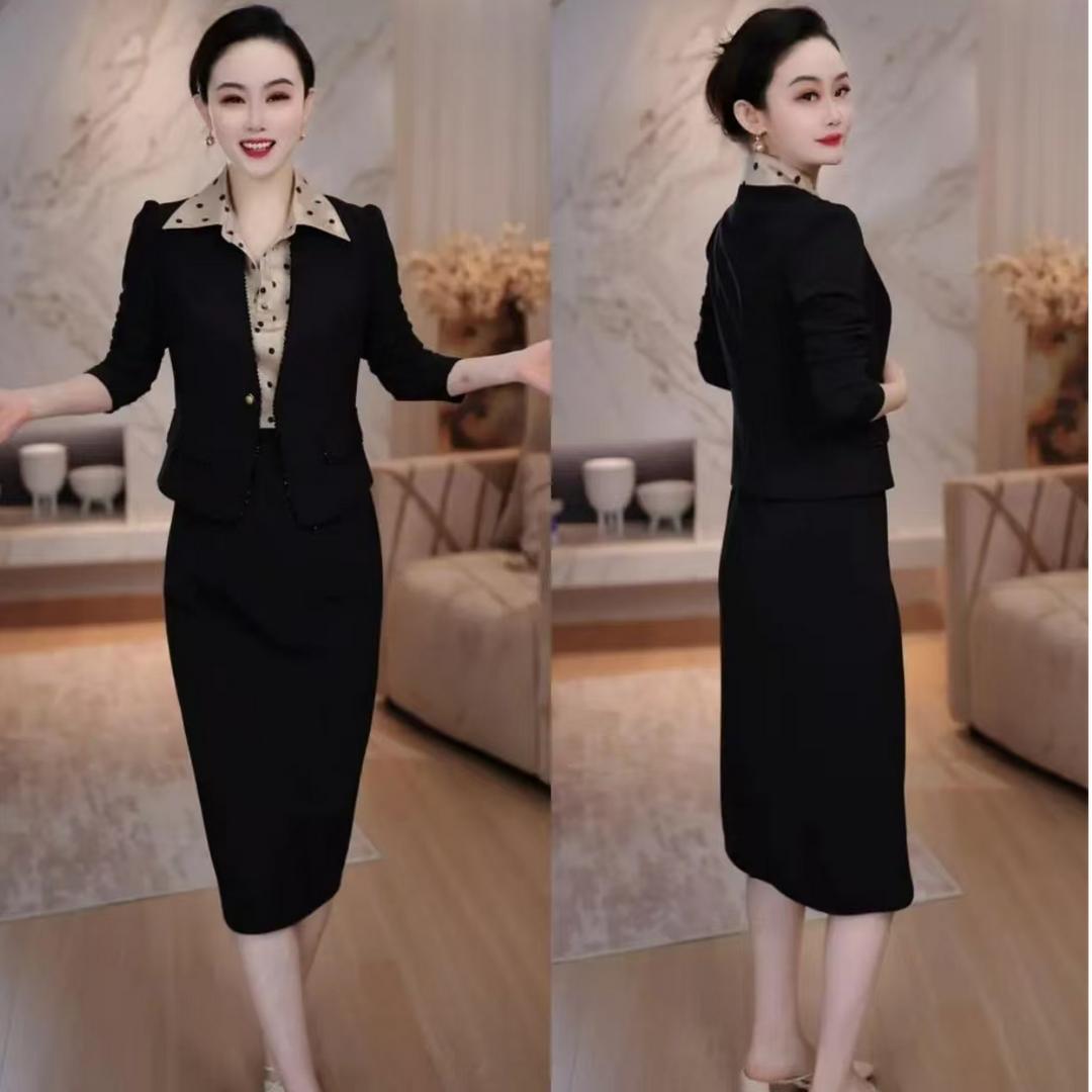 西服外套 连衣裙2025早秋时尚优雅清新气质女士轻奢套装裙