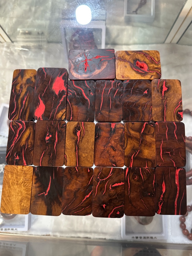 牛逼的天然雷击木雷纹牌子以填砂可定制内容家居摆件