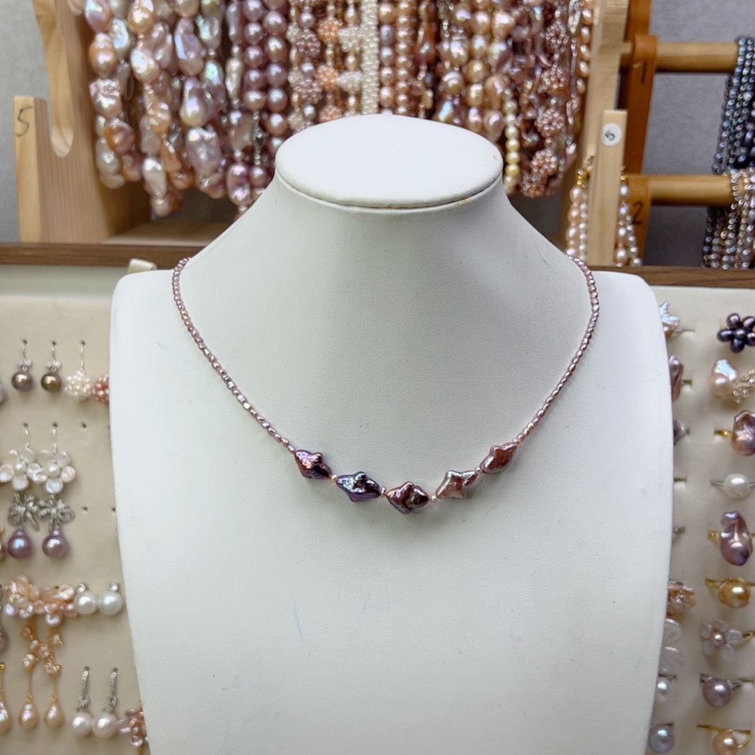 手绳合金淡水珍珠