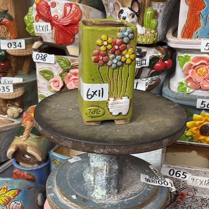 粗陶材质多肉花盆