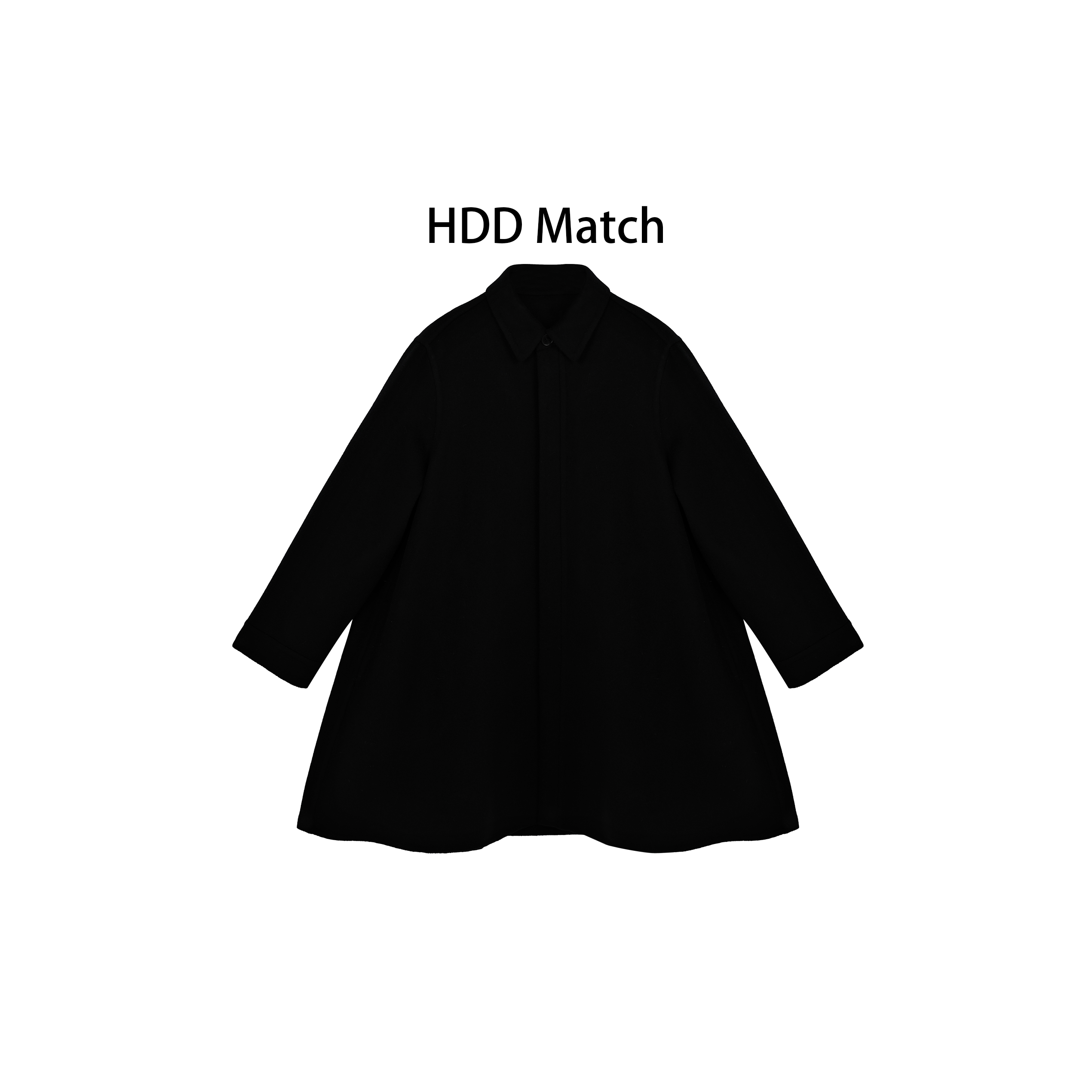 HDD- "定制大衣" 100%羊毛 秋冬女款韩版宽松气质大衣外套 Y8943