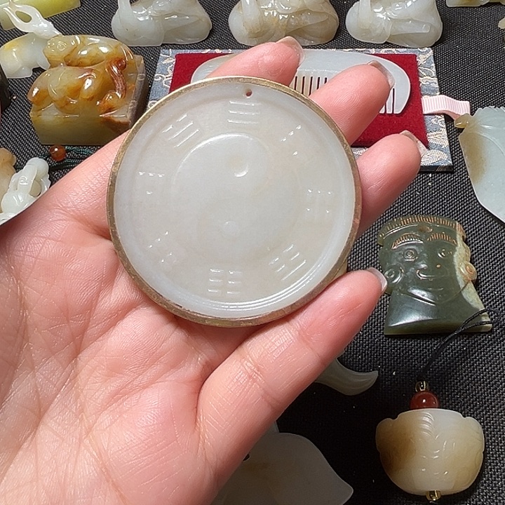 古***者和田玉（糖玉）未镶嵌挂件