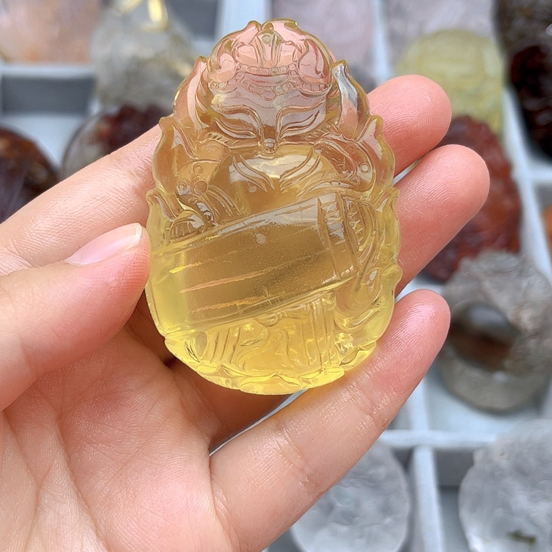 水晶吊坠(不含链)未镶嵌