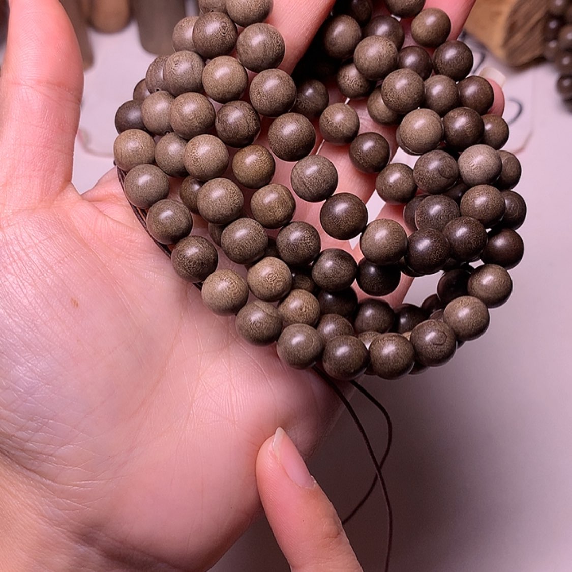 【闪购商品】檀香木手串/手链檀香阴沉0.8/108