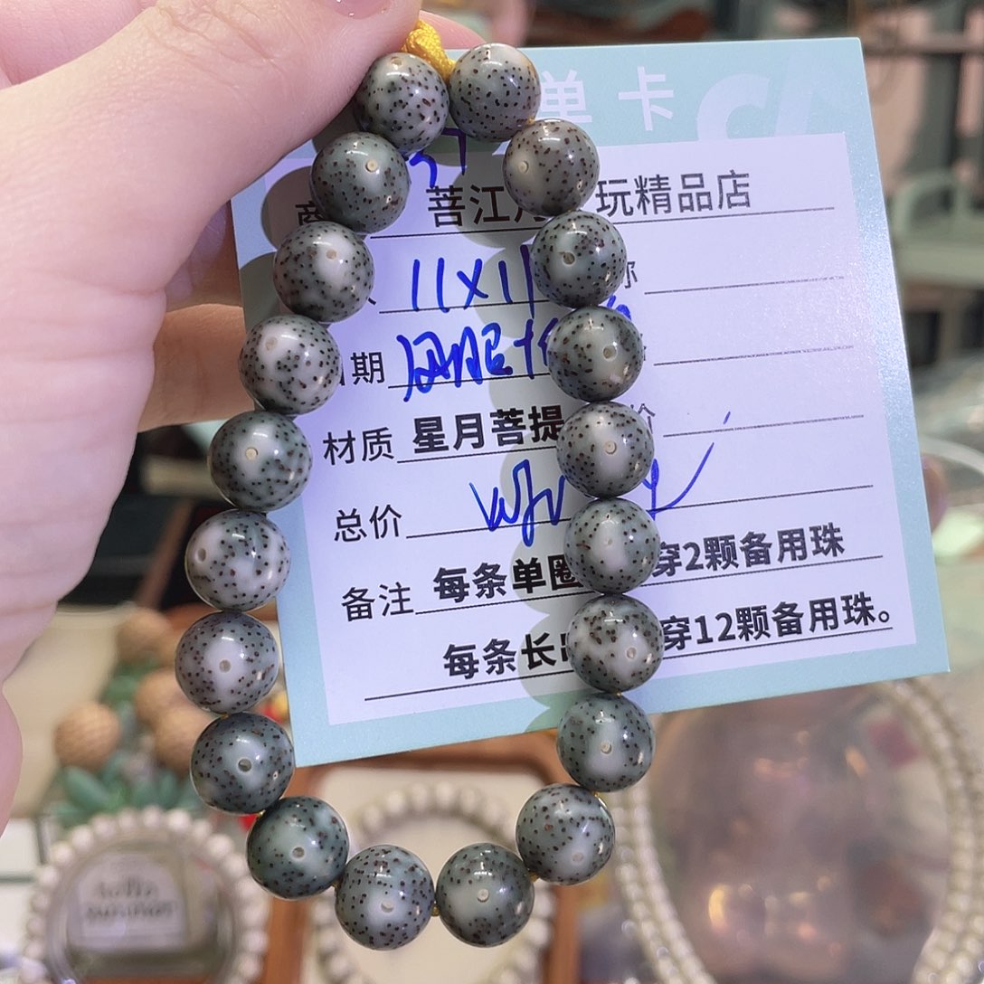星月菩提手串海南同枝果A16
