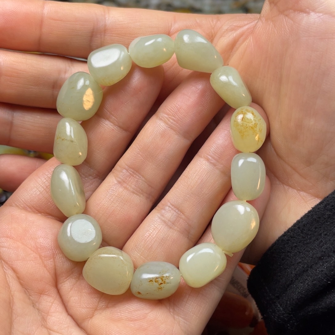 和田玉手链未镶嵌