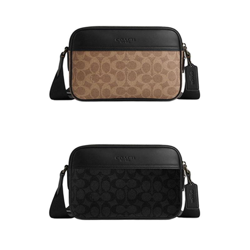 COACH蔻驰 Graham 23 单肩斜挎包 男包 23*7*15