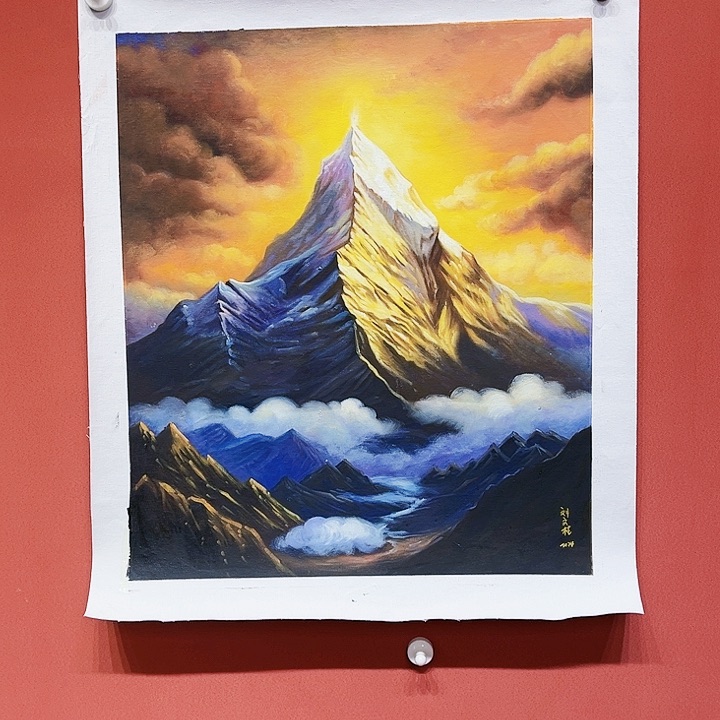 油画刘文桂老师油画作品朵 