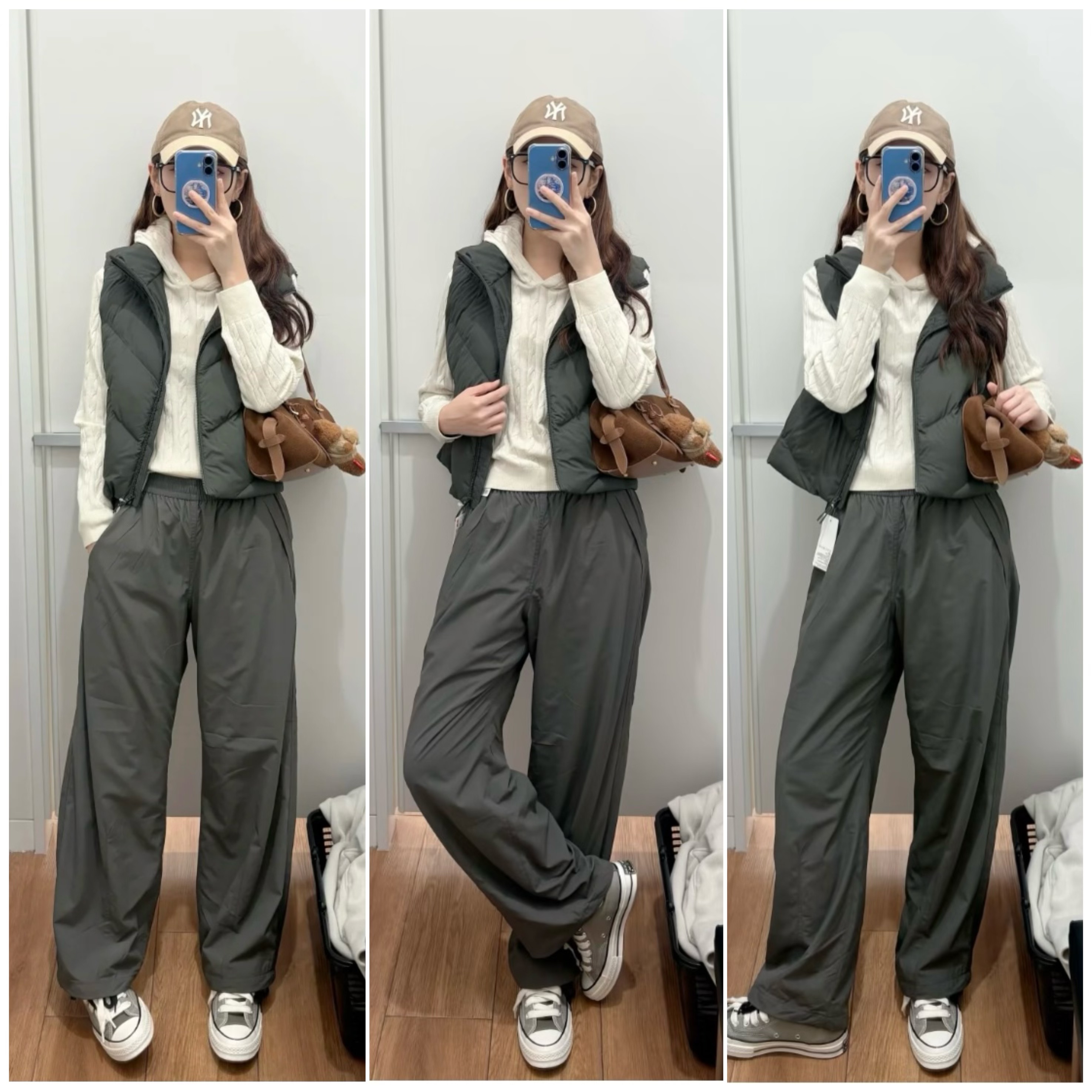 U品！冬季加绒！女装男装保暖舒适显瘦遮肉休闲直筒长裤秋冬