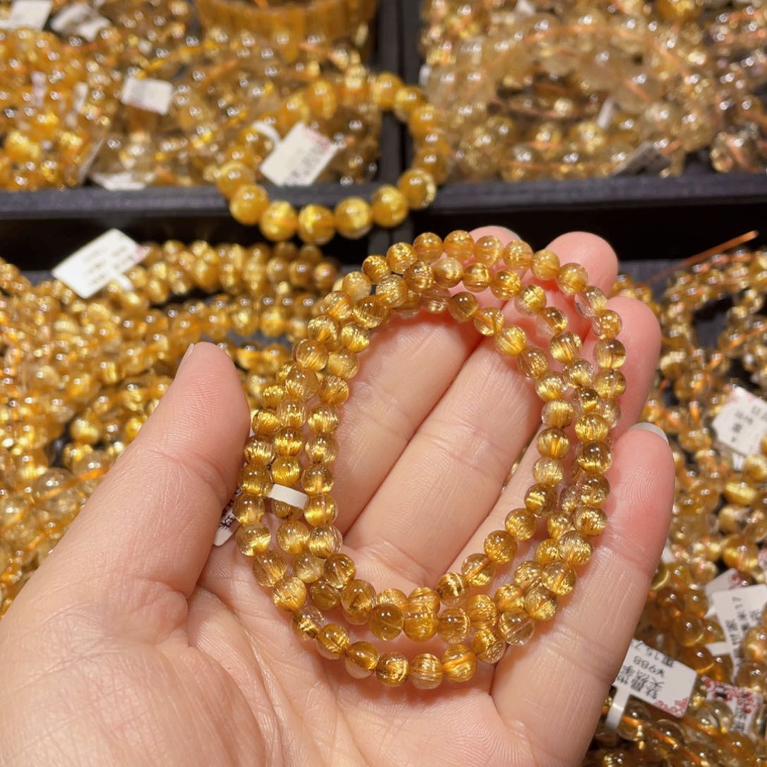 水晶手链未镶嵌天然水晶手链