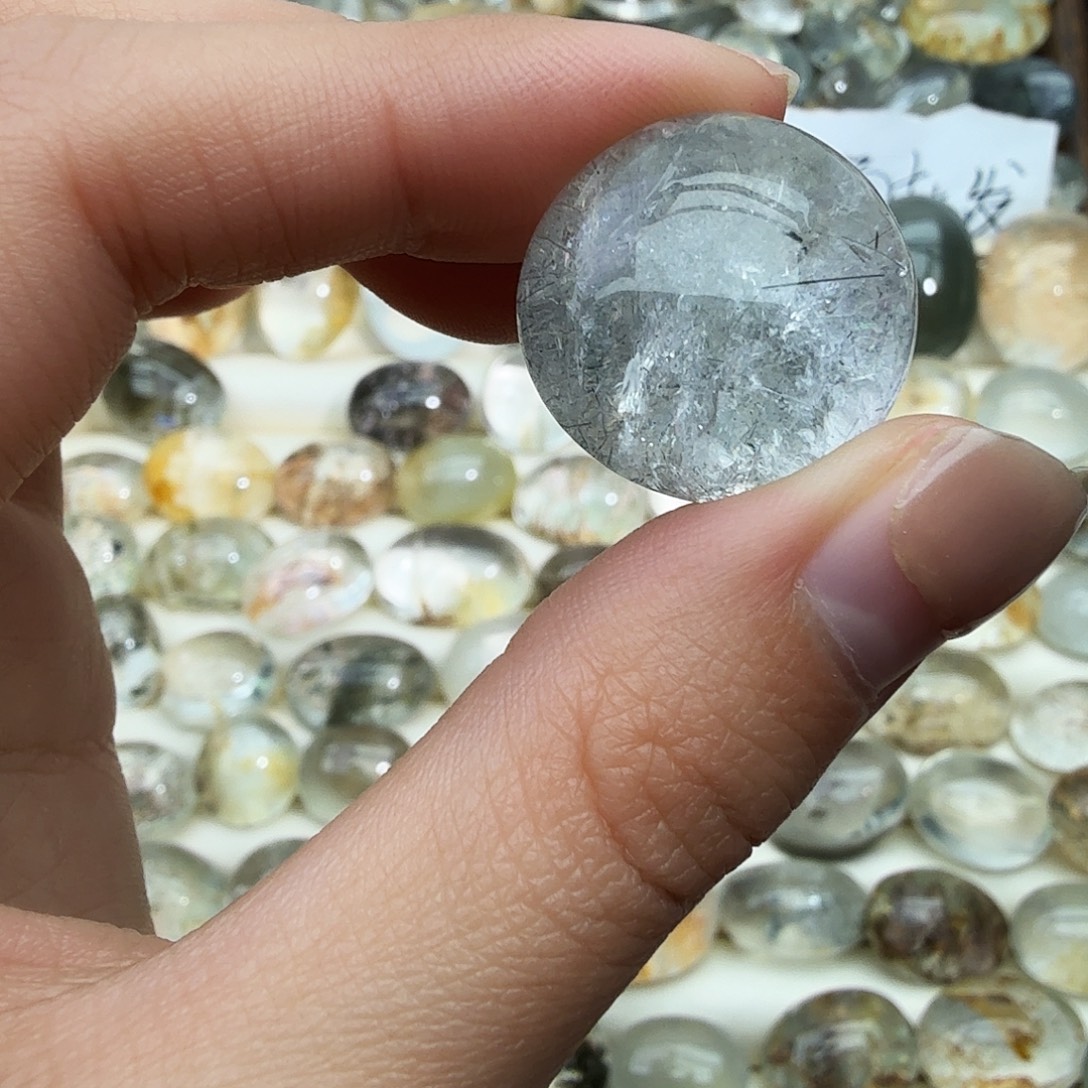 咕***噜未镶嵌水晶珠宝半成品