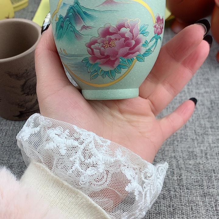 紫砂茶杯高端主人杯