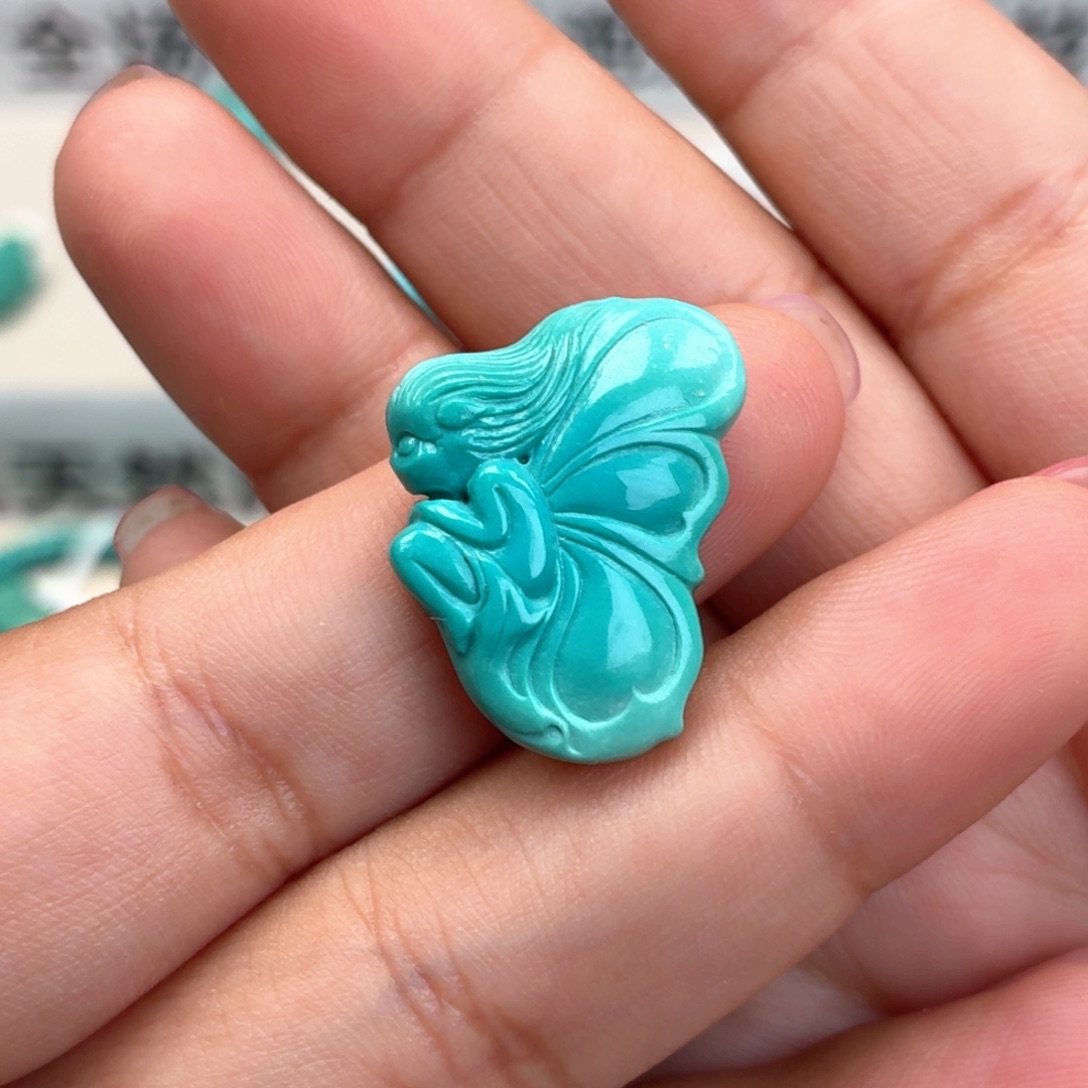 未镶嵌绿松石珠宝奇石