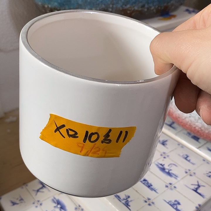 陶摆件陶盆有孔 瑕疵介意勿拍