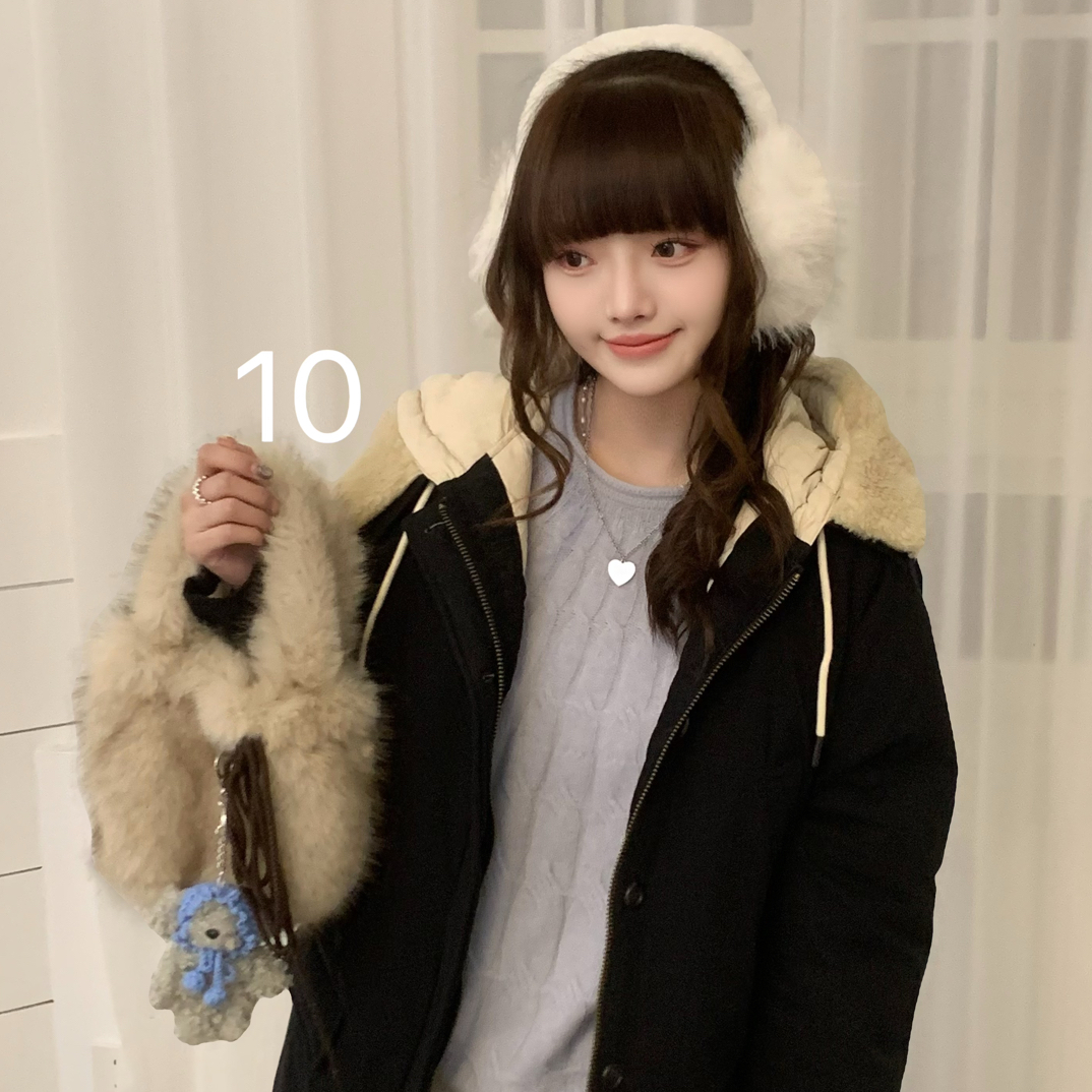 10###2025韩国茉莉家新款灰色网格休上衣外套