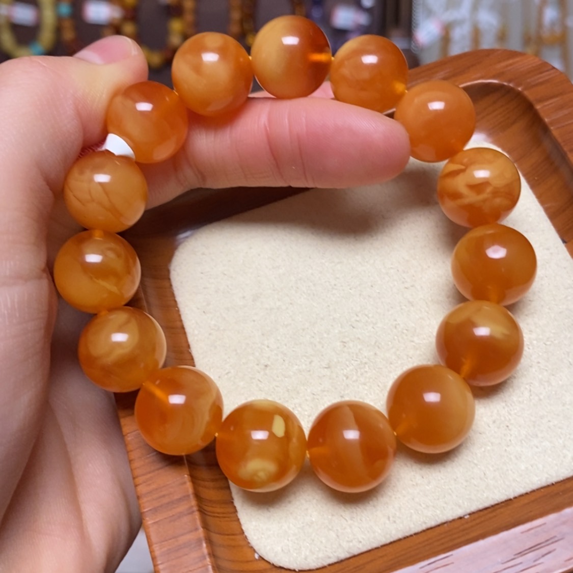 【闪购商品】手链蜜蜡未镶嵌手串