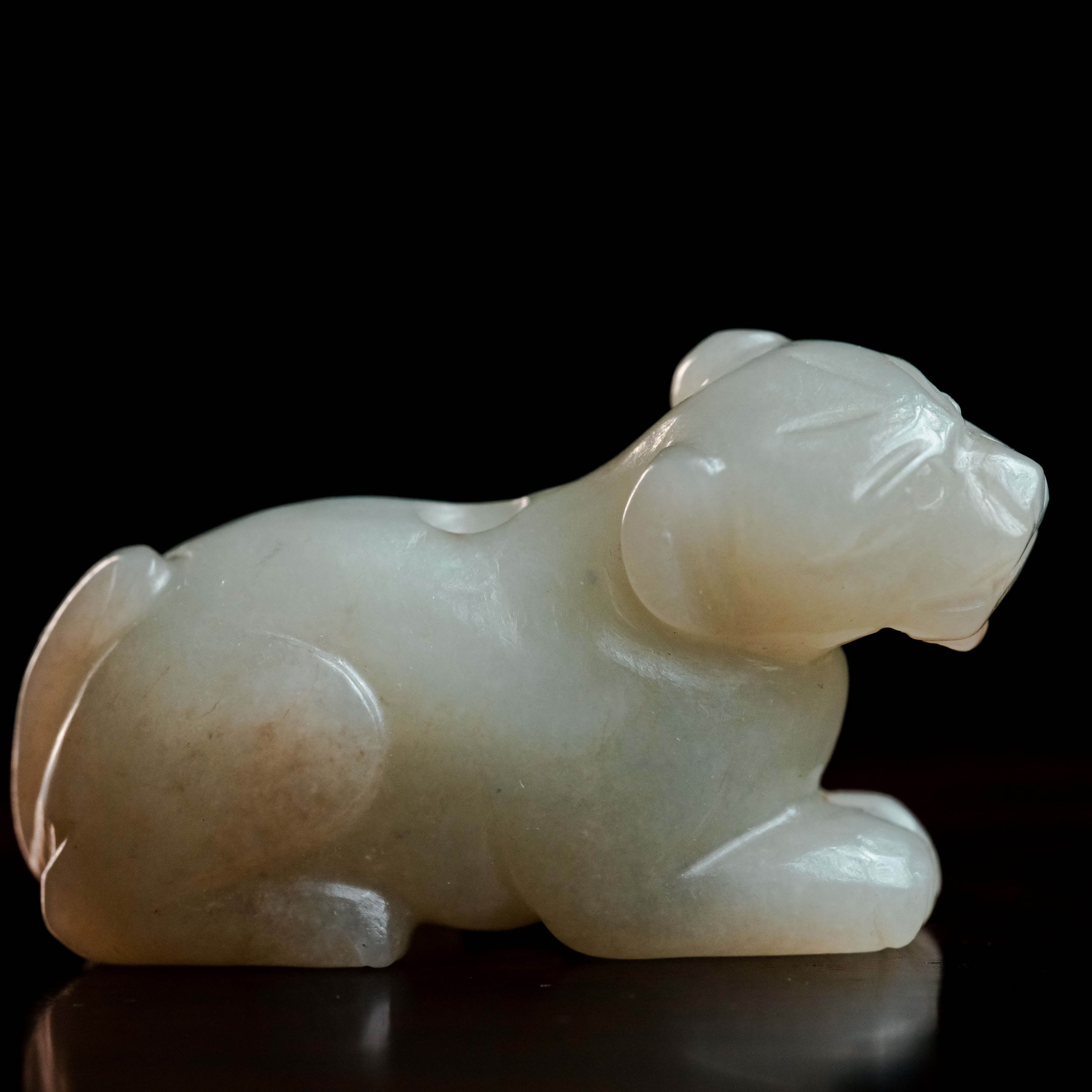 清代和田玉瑞兽-NX