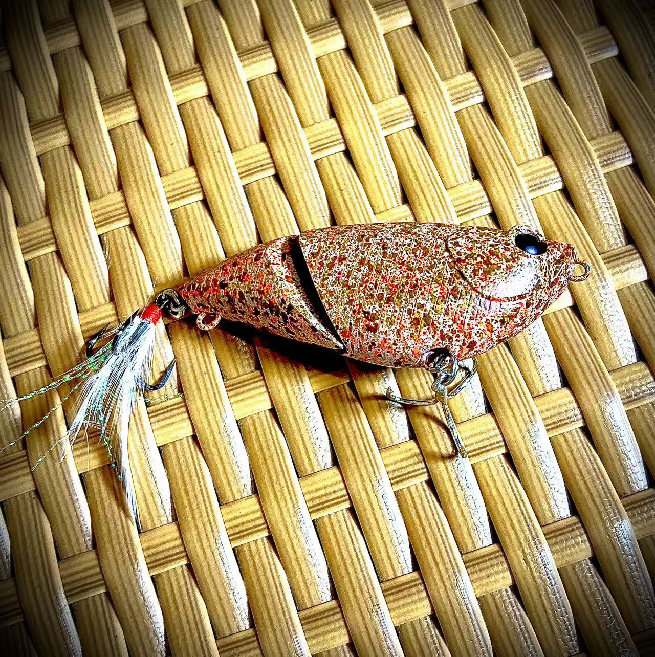 23克7.5厘米多节鱼泳饵路亚饵假饵鲈鱼翘嘴鳡鱼