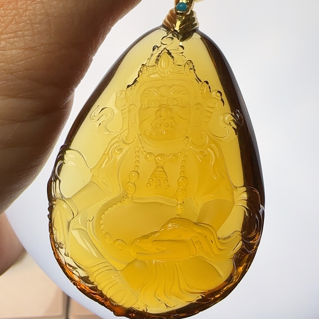 水晶吊坠18K金镶嵌JP38884成