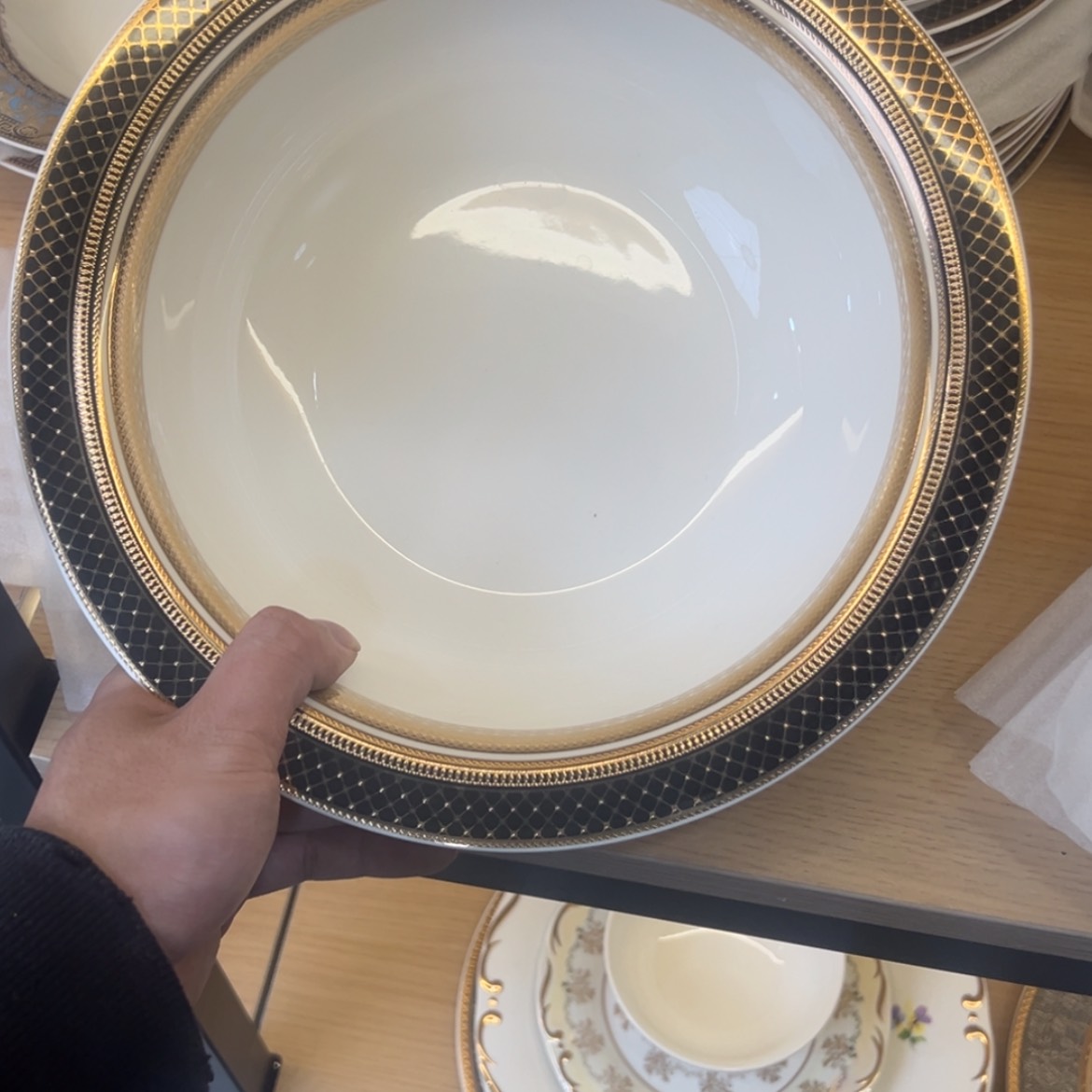 【闪购商品】瓷片10.25寸大汤碗孤品福利价