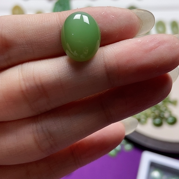 和田玉（碧玉）戒指未镶嵌