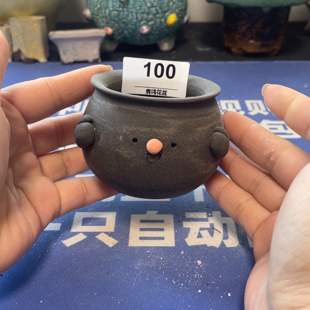 微瑕陶艺多肉花盆100
