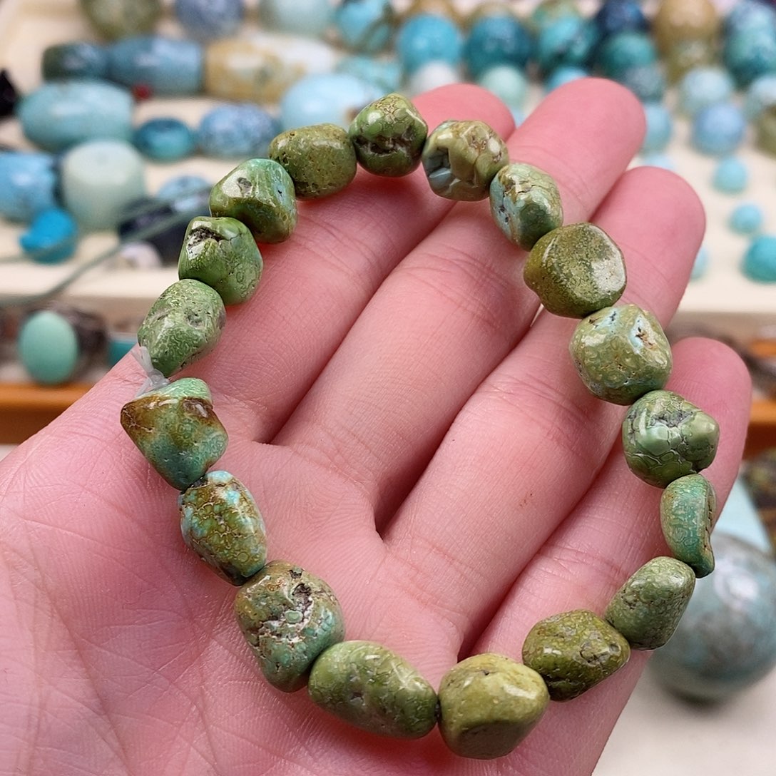 绿松石珠宝奇石未镶嵌