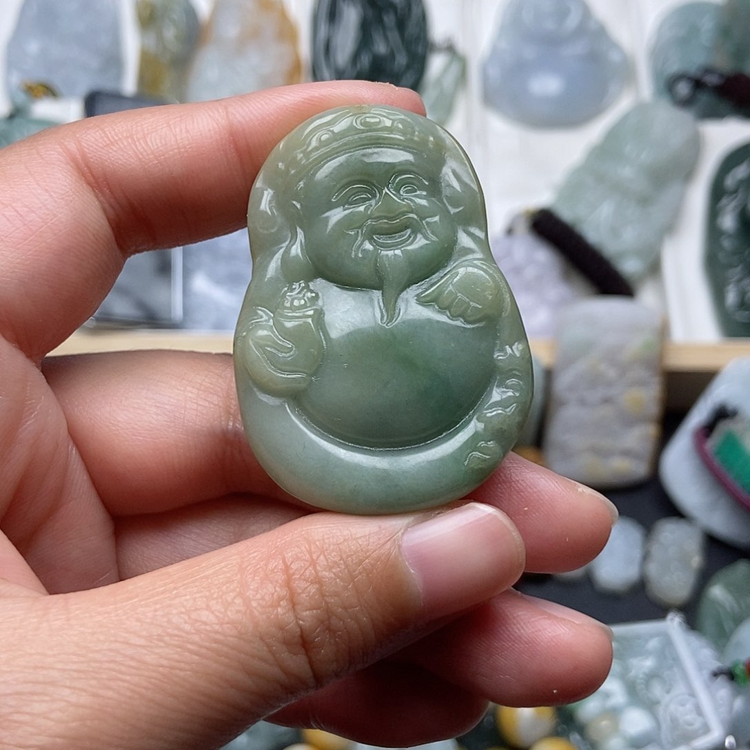 翡翠吊坠(不含链)未镶嵌翡翠