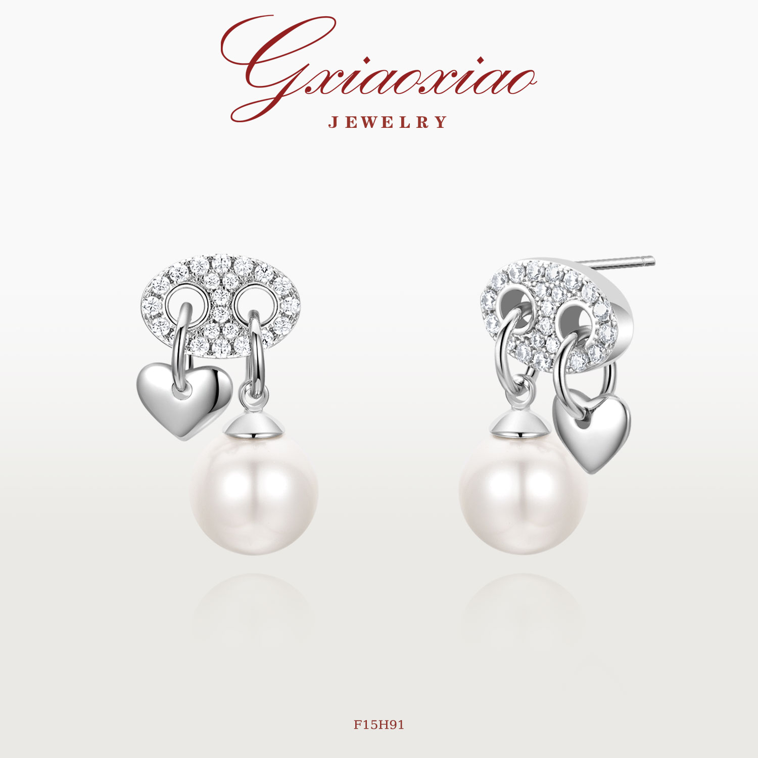 G XIAOXIAO 法式气质时尚高级百搭猪鼻子耳环 F15H91