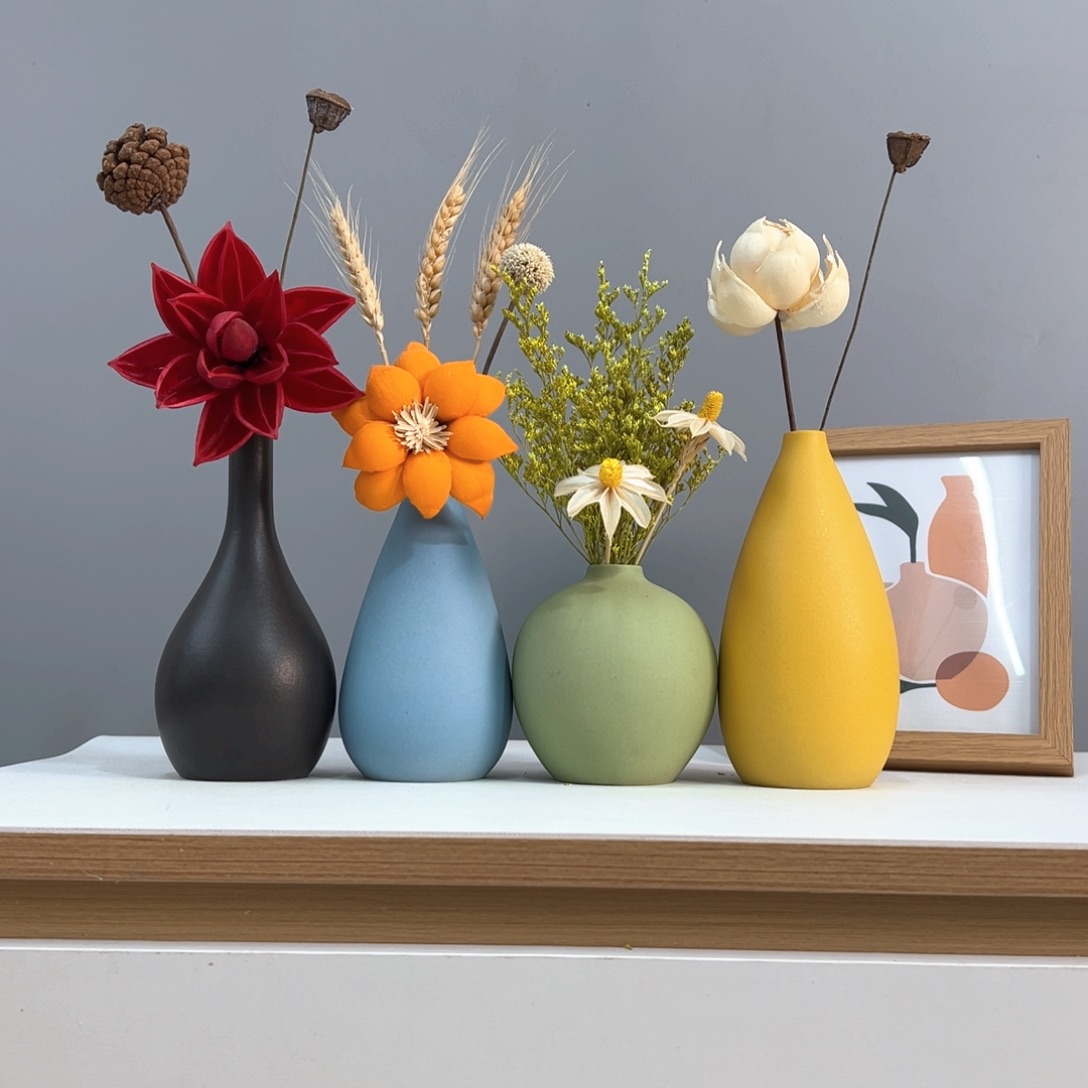 瓶花瓶带花高度20-30厘米左右