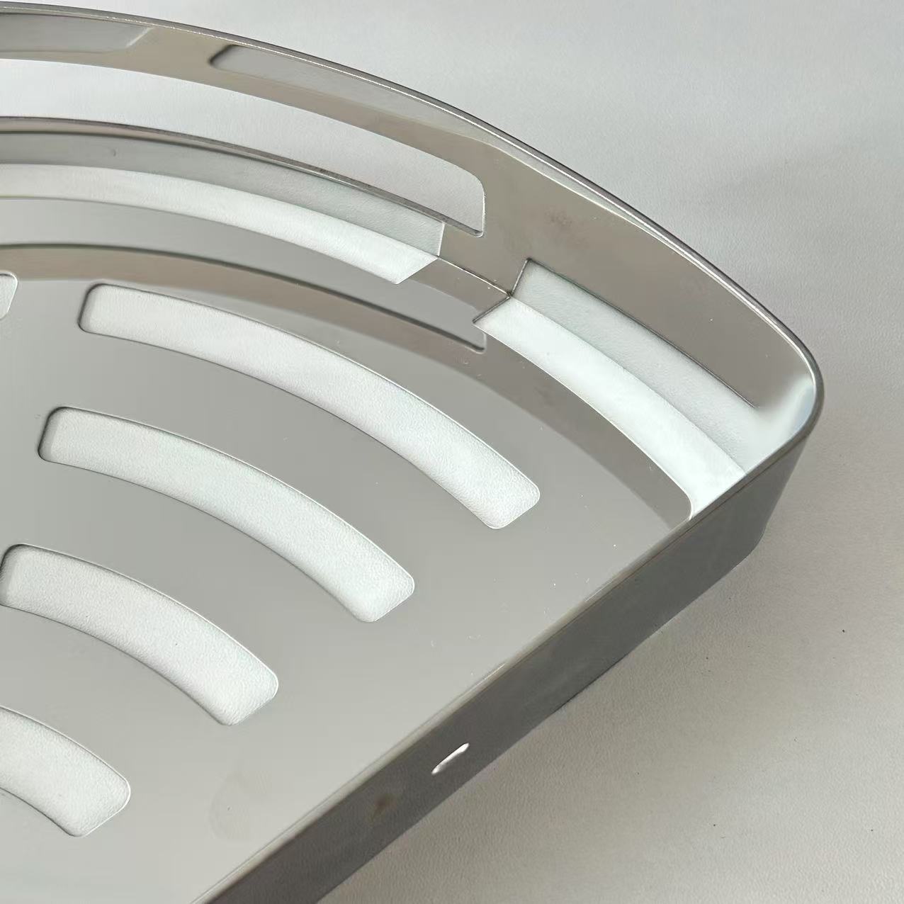 极简卫生间三角置物架不锈钢壁挂式洗手间厕所洗漱台洗澡收纳A21