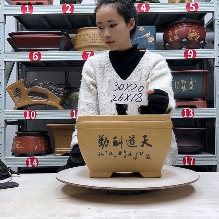 紫砂花盆紫砂花盆