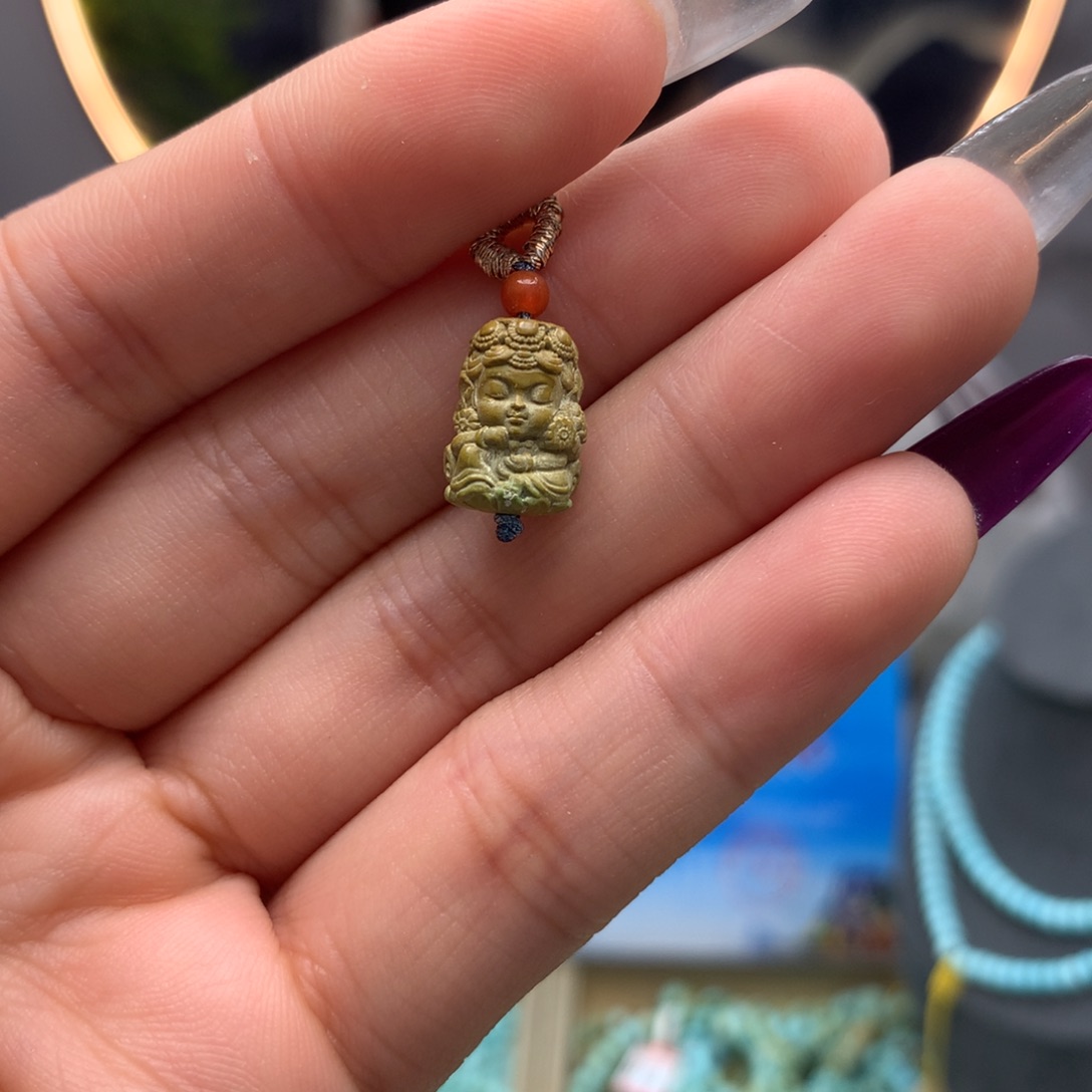 绿松石挂件未镶嵌