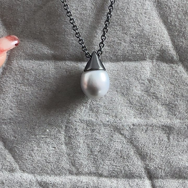 海水珍珠颈饰银S925镶嵌