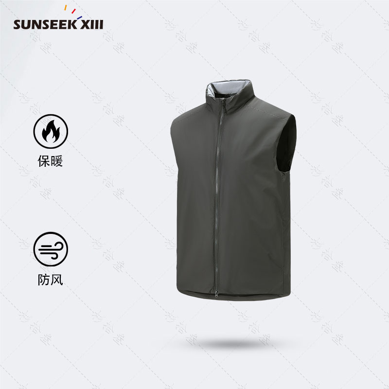 拒水抗湿】立领保暖秋冬棉马甲透气弹力舒适通勤运动马甲25126