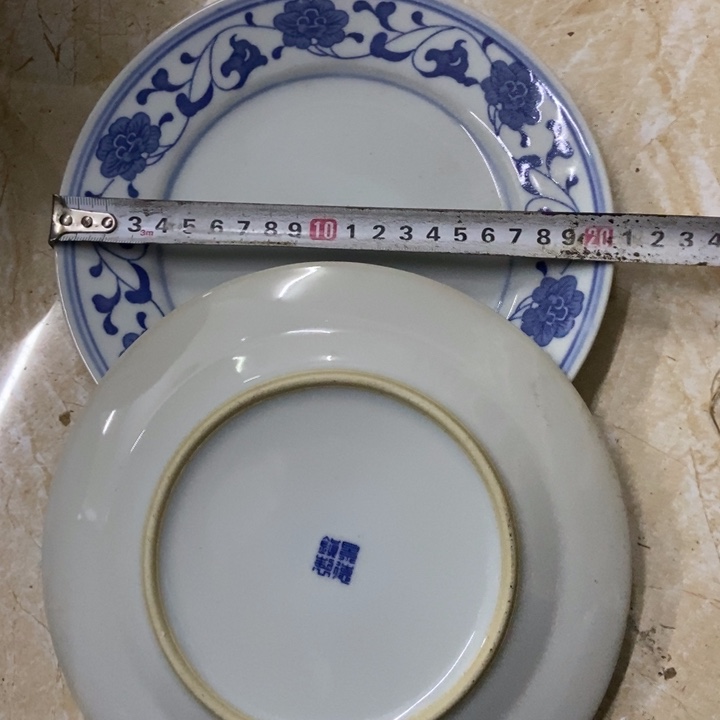 陶2个20.5厘米芙蓉花平台